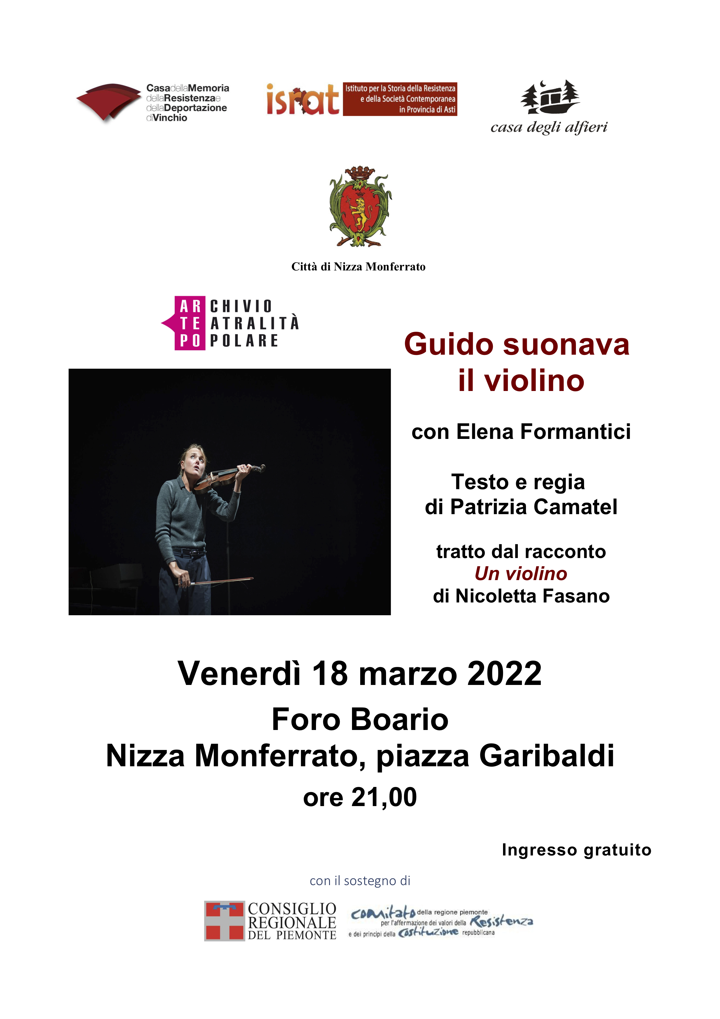 Guido Suonava il Violino 18 marzo Nizza Monferrato