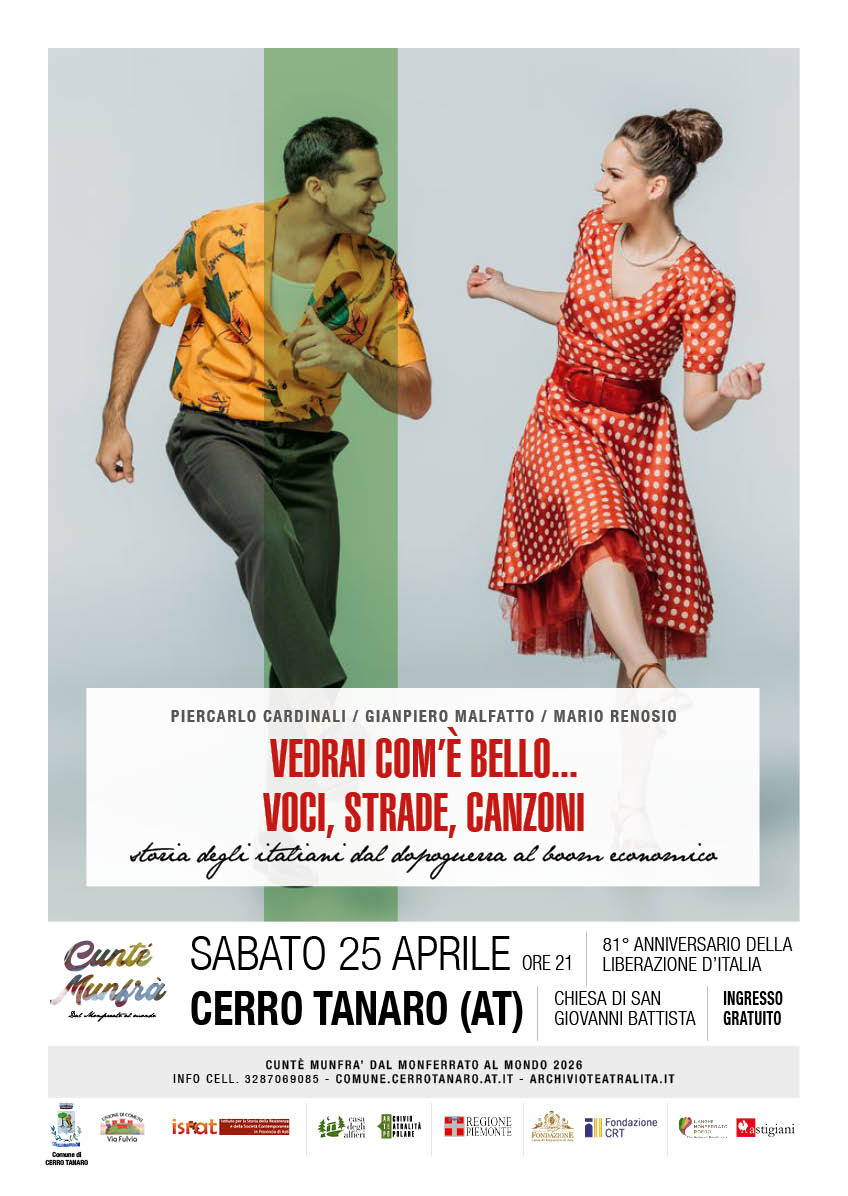 locandina Asti 25 aprile 2026 Cerro Tanaro